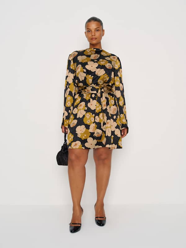 Astrid Silk Dress Es - Kiki